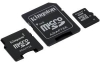 - Kingston SDC4/4GB-2ADP micro Secure Digital Card 4Gb + 2 adapters (for SD Card and Mini CD Card)